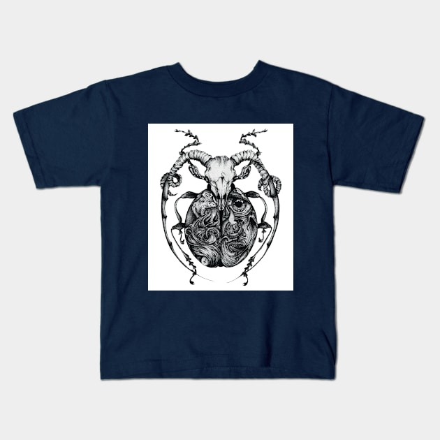 Devil, demon bug Kids T-Shirt by NadiiaGogol